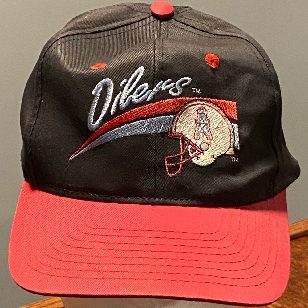 90s Houston Oilers ANNCO NFL Snapback Hat